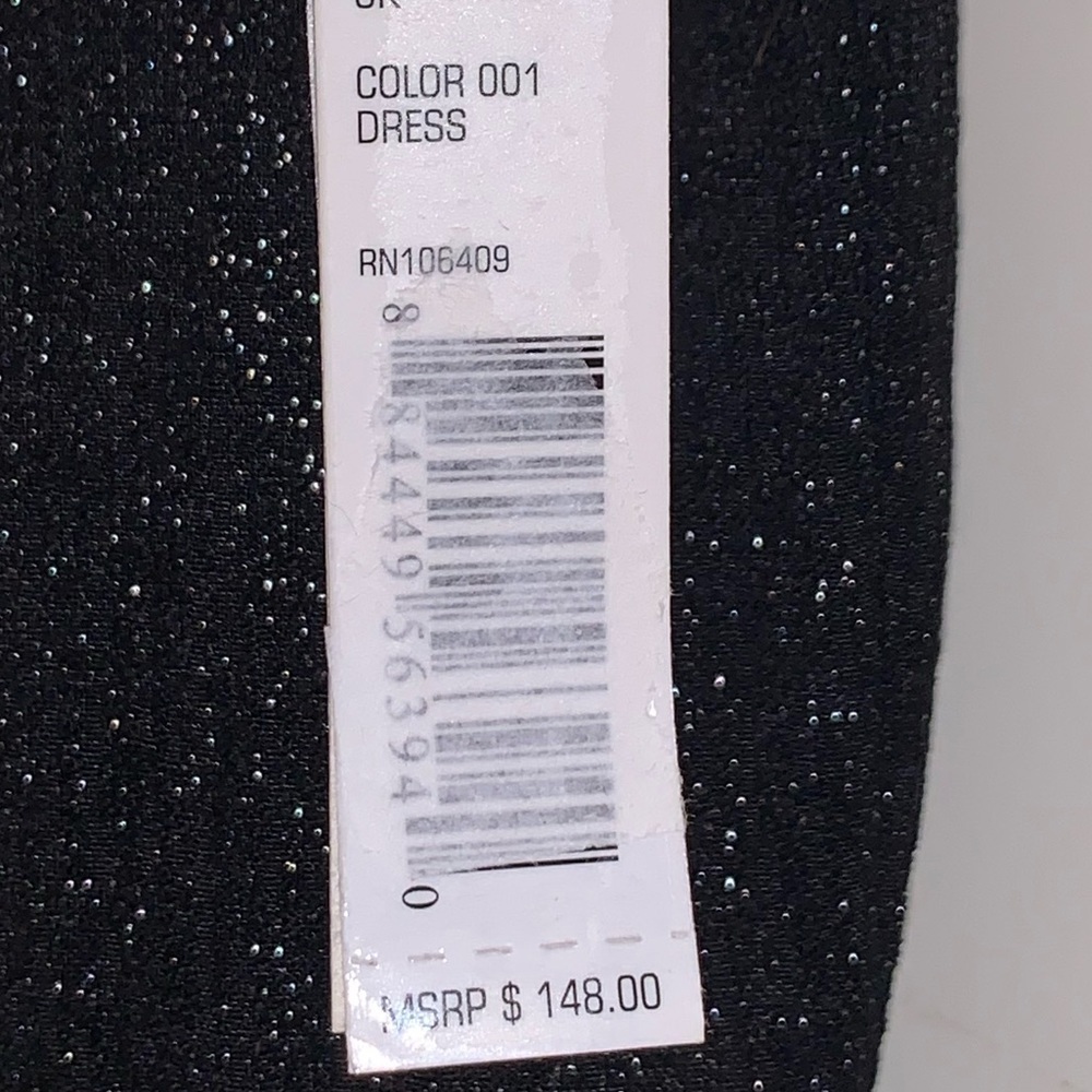 Gianni Bini Charcoal Layered Midi Dress - Picture 7 of 7